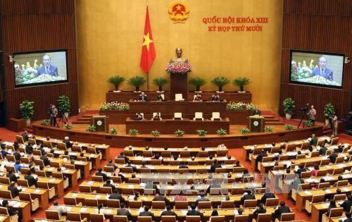 National Assembly hears report on draft Law on Property Auction   - ảnh 1